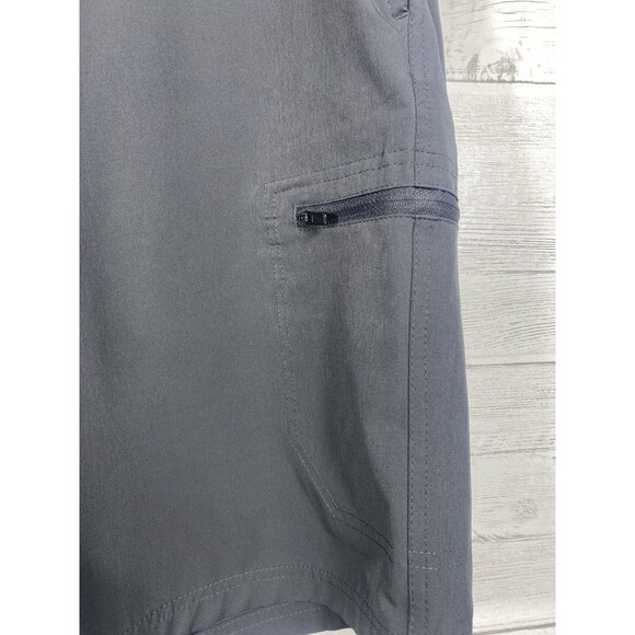 Zero Exposure Travel Series Shorts Mens Size 38 Stretch Comfort Dark Gray - Picture 2 of 4
